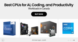Best CPUs for AI, Coding, and Productivity Workloads in Canada