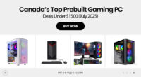 Canada’s Top Prebuilt Gaming PC Deals Under $1500 in 2025
