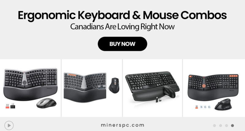 Ergonomic Keyboard & Mouse Combos Canadians Are Loving Right Now