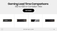 Gaming Load Time Comparisons — SSD vs HDD on Canadian Titles