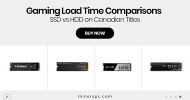 Gaming Load Time Comparisons — SSD vs HDD on Canadian Titles