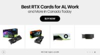 The Best RTX Cards for AI and Productivity in Canada — Tested & Ranked