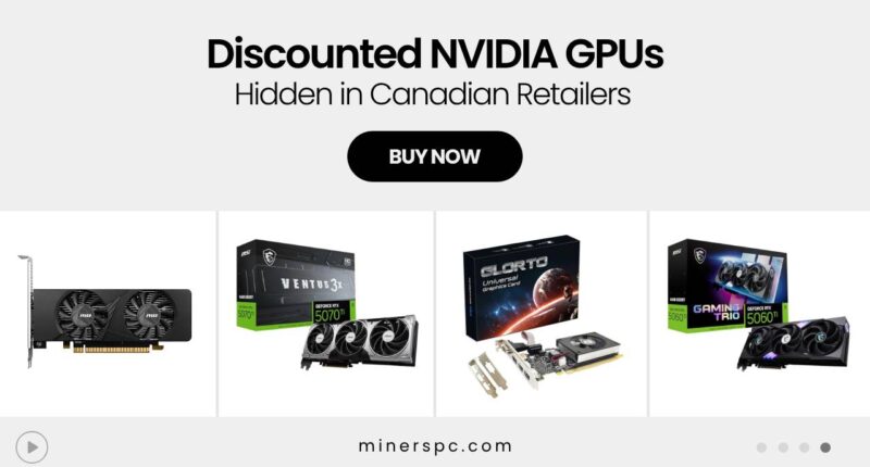 These Canadian Retailers Have Secret Discounts on NVIDIA GPUs