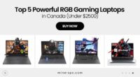 Top 5 Gaming Laptops With RGB & Beast Specs for Under $2500 CAD