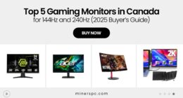 Top 5 Gaming Monitors in Canada for 144Hz and 240Hz (2025 Buyer’s Guide)